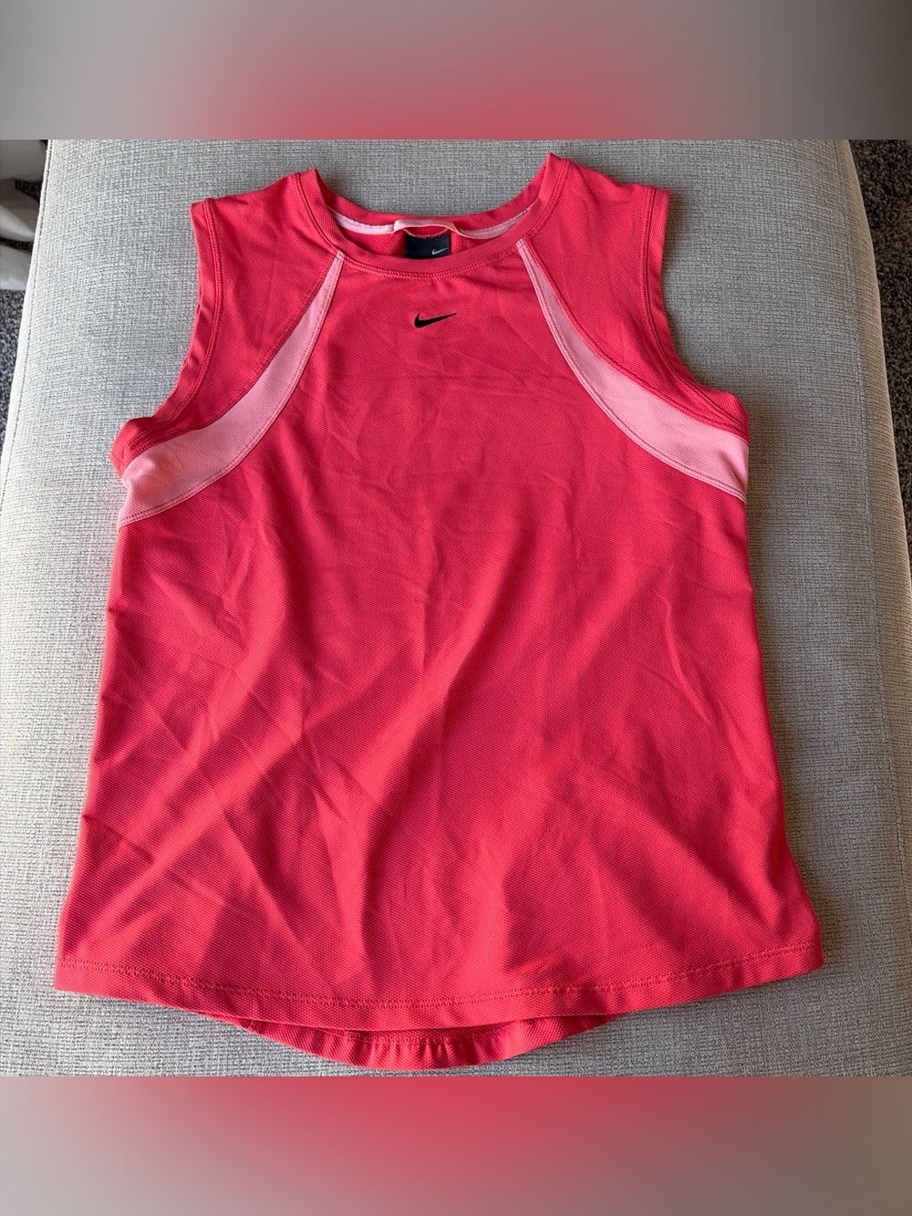 Vintage Y2K Nike Sphere Dry Women’s Pink Athletic Muscle Tank Top